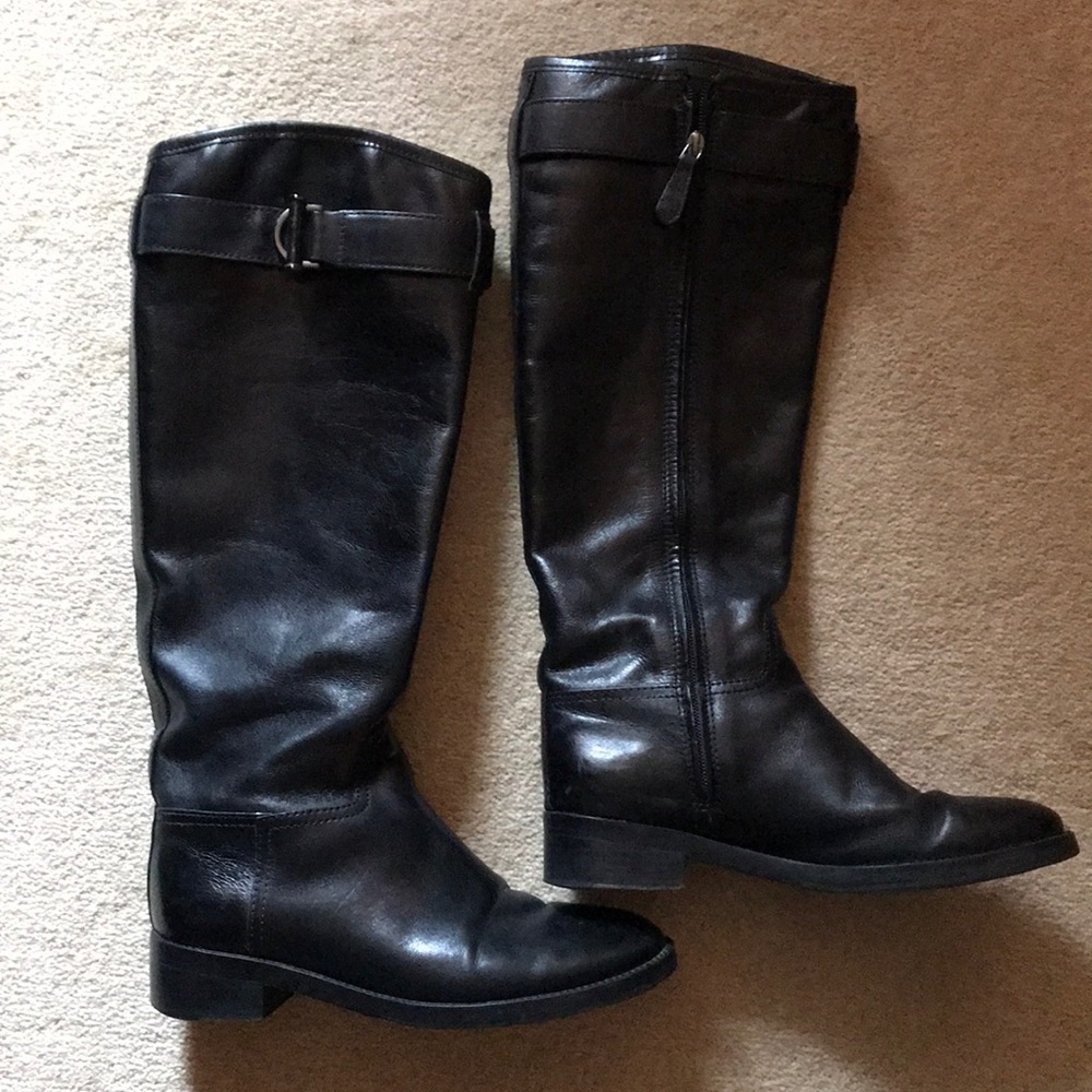 Tory Burch black leather boots